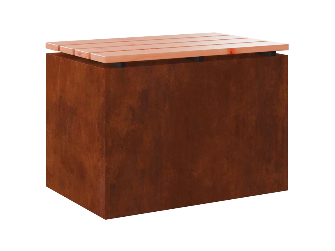 Maison Exclusive - Banco De Jardín Oxidado 60 X 40 X 43 Cm Acero Oxidado