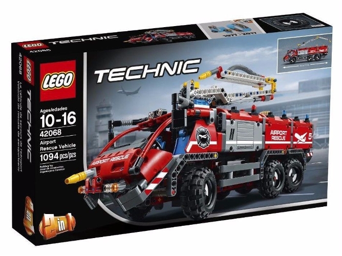 LEGO Technic: Vehículo de rescate del aeropuerto - 42068 (Edad Mínima: 10 - 1094 Piezas)