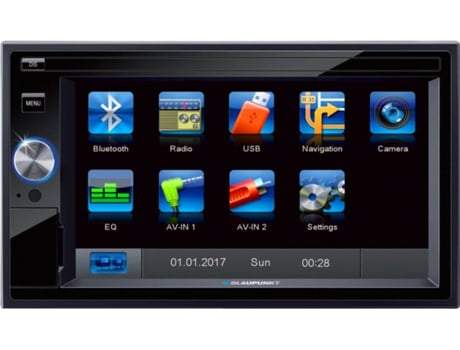 Autorradio BLAUPUNKT 2DIN 6,2" SANTA CRUZ 370 BT USB