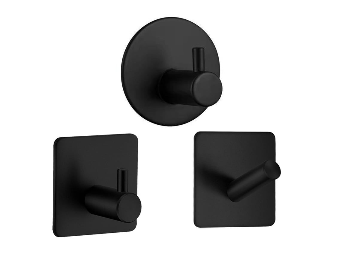 Gancho De Metal De Acero Inoxidable, Gancho Adhesivo Fuerte, Gancho Para Abrigos Sin Taladrar 1,2,3