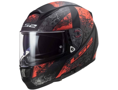 Casco Integral LS2 FF397 Vector Ft2 Swipe Matt Black Red (Talla: XS)