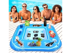 Mesa de juegos flotante inflable para playa y fiestas CZHHMART