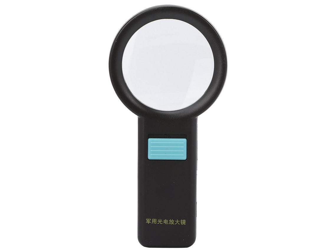 KOFIHETY Lupa Portátil de Mano con LED para Lectura, Viaje y Ancianos, Verde Militar
