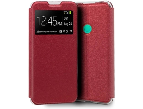 Funda Huawei P40 Lite E COOL Flip Cover Rojo