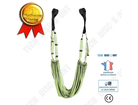 Accesorios De Fitness TECH DISCOUNT Campoding String De Yoga Estiramiento Estiramiento Para El Cinturón De Yoga De Baile De Ballet En Verde Tipo #B
