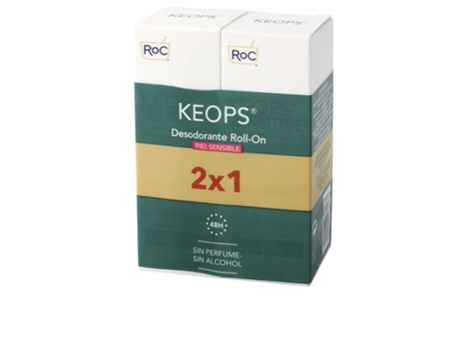 Desodorante ROC Keops Roll-on Piel Sensible (2x30 ml)