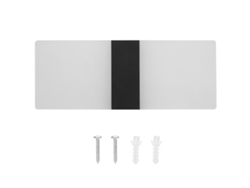 Yncm2026-lámpara De Pared Led De Acrílico Para Interior, Aplique De Pared Para Dormitorio, Luz Nocturna (luz Cálida Y Negro L)