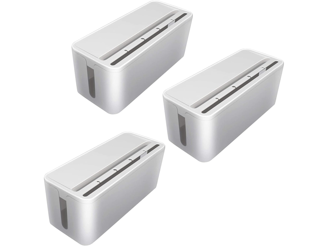 Juego De 3 Cajas De Gestión De Cables, Organizador De Abs, Tapas, Fuente De Alimentación De Computadora, Instalación