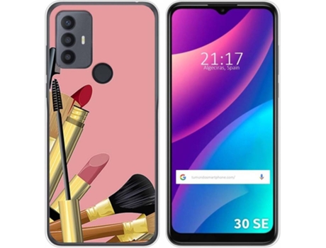 Carcasa para TCL 30 SE TUMUNDOSMARTPHONE Dibujos Brochas Multicolor