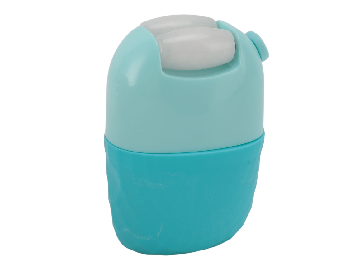 Rodillo De Hielo Para Masaje Facial, Silicona Jade, Estimulador De Piel Azul