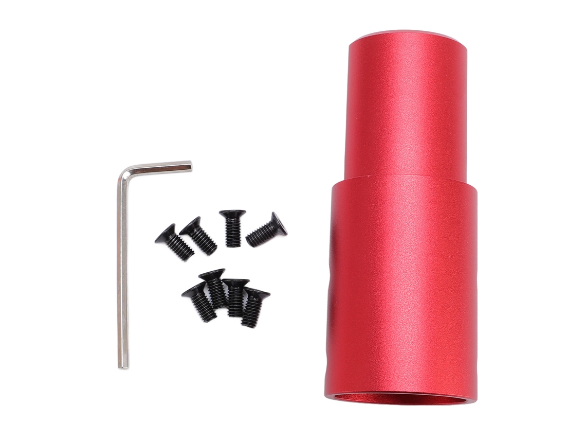 Jinwei-tubo De Extensión De Manillar De Patinete Eléctrico Rojo De Aleación De Aluminio Universal Para M365 Pro Pro2
