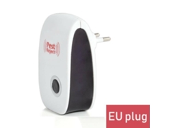 Repelente de mosquitos eléctrico ultrasónico antiplagas, insecticida, enchufe europeo D55
