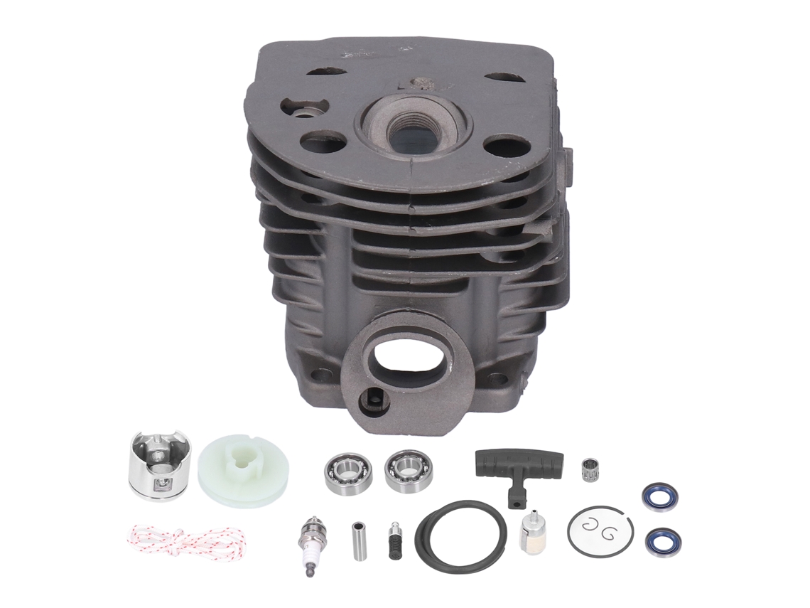 Conjunto De Cilindro, Pistón, Biela, Cojinete Y Válvula Para Motosierra Husqvarna De 55, 51 Y 46 Mm.