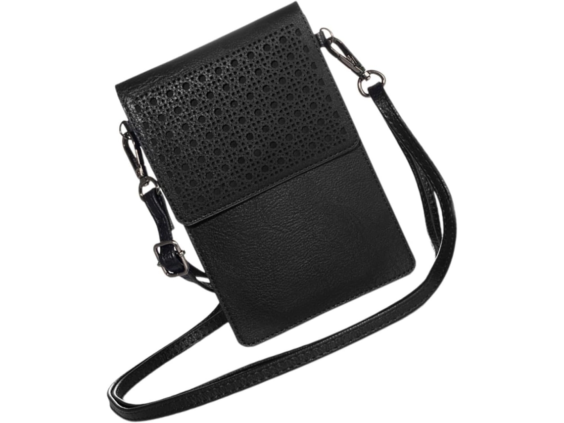 Bolso Bandolera Para Mujer Ciieeo Para Teléfono Móvil, Bolso Bandolera De Piel Sintética Resistente Con Ventana