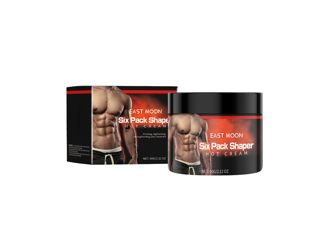 Crema para masaje de los músculos abdominales