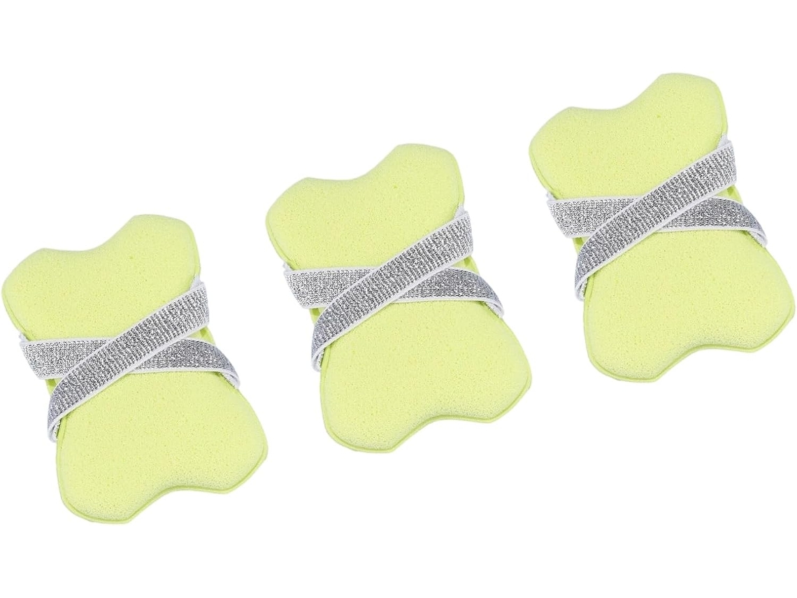 Juego De 3 Bolsitas De Jabón De Esponja Suave Para Crear Burbujas Y Facilitar El Enjuague En El Baño.