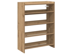 Maison Exclusive - Zapatero Artesanal De Madera Contrachapada 60x25x81 Cm