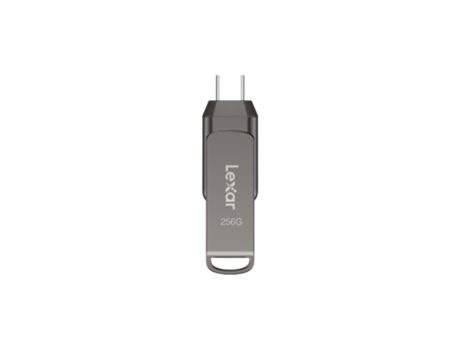 Memoria USB LEXAR LJDD400256G-BNQNG (Gris - 256 GB)
