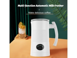 Espumador De Leche Eléctrico 4 En 1, 400 W, 350 Ml, Acero Inoxidable, Antiadherente, Para Café.