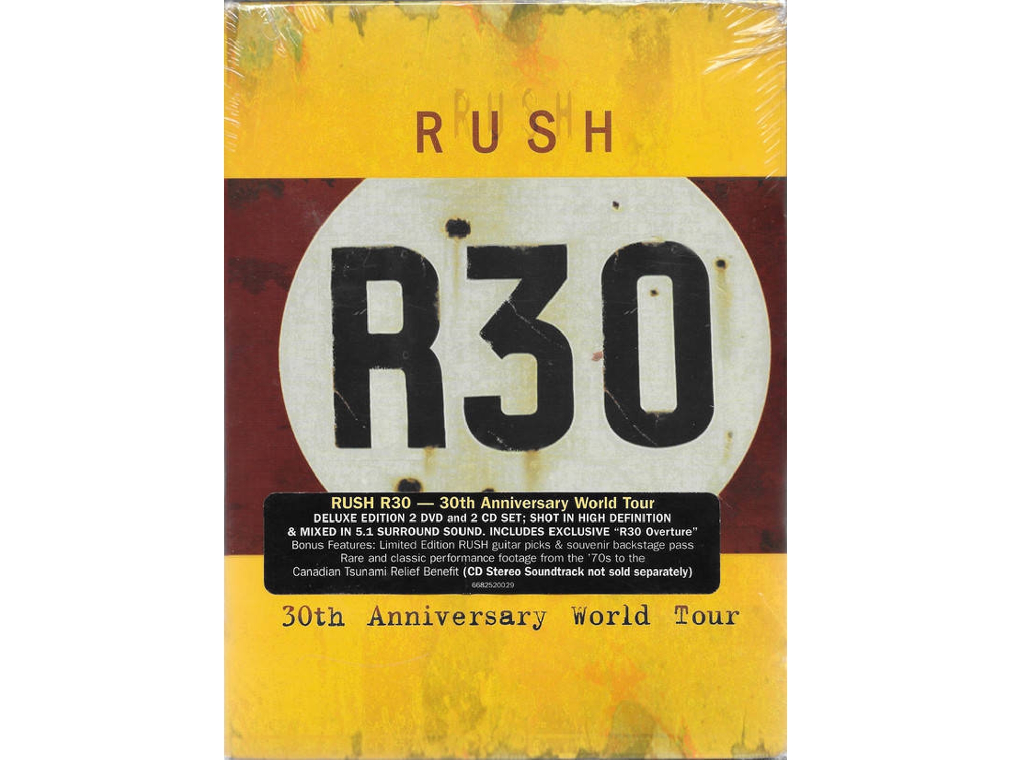 CD + DVD Rush - R30 - R30 - 30th Anniversary World Tour