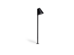 Baliza LED para exterior de 6 W y 60 cm con piqueta Drimlec en negro mate de Ledkia