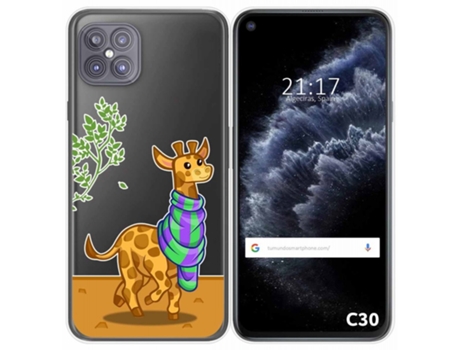 Carcasa Cubot C30 TUMUNDOSMARTPHONE Dibujos Transparente Multicolor