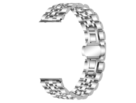 Correa de acero inoxidable 7 cuentas de 22mm para Huawei Watch GT 2e/Watch GT 2 42mm/46mm - plata