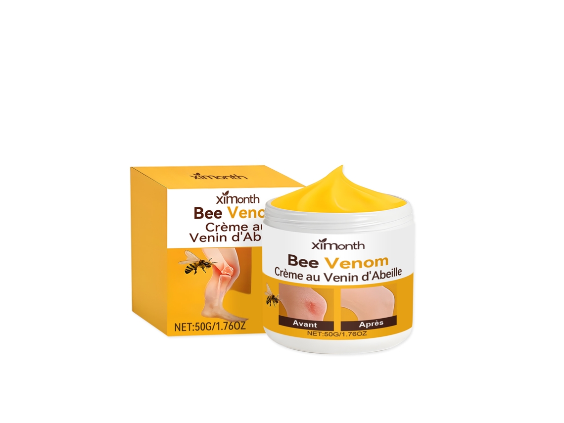 Crema calmante para las arterias con veneno de abeja