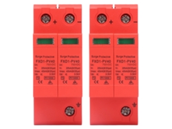 2 Unidades De Pararrayos De Protección Spd De 40 Ka Para Dispositivos Fotovoltaicos De Cc De 2 Polos Fxd1-pv40