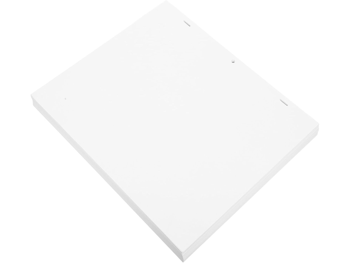 200 Hojas De Papel De Calco Profesional, 32 X 27 Cm, Perforadas, Blancas, Para Animación Y Dibujo.