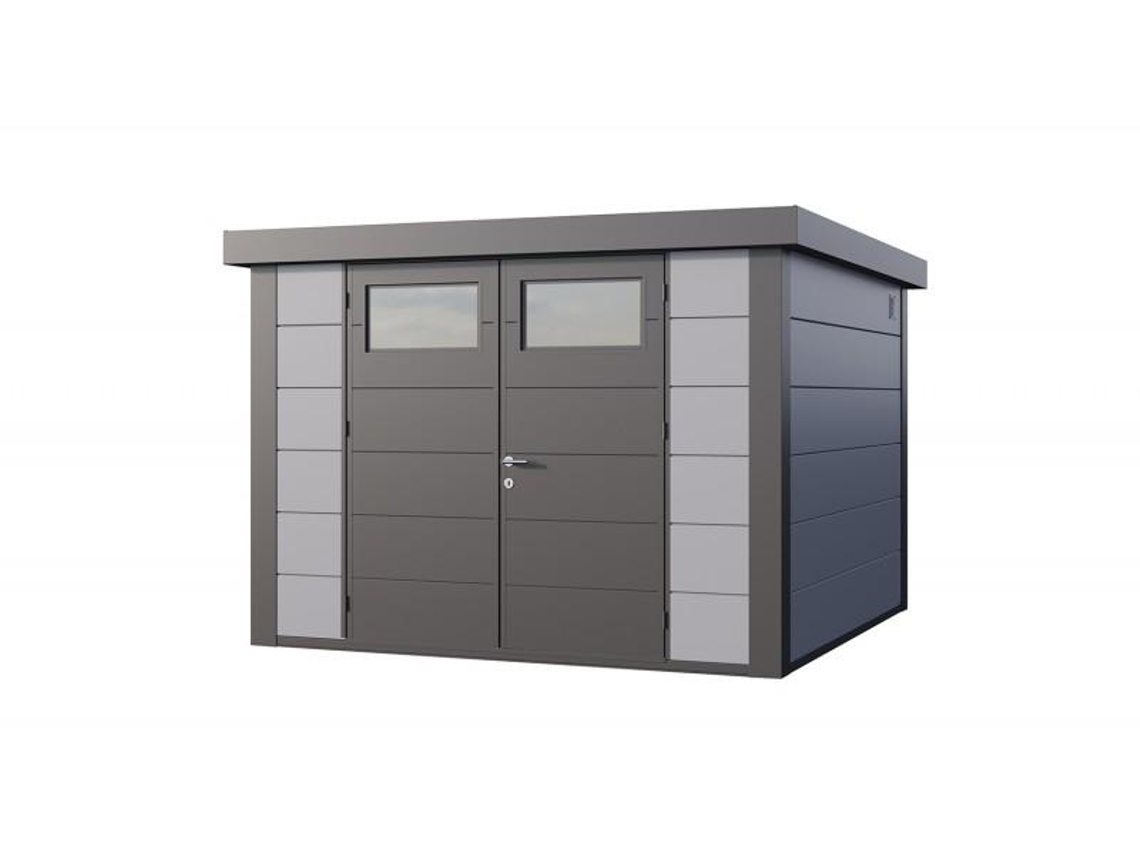 Caseta de Jardin metálica NH8 | Gris Claro | 298 x 298 - NOVO HABITAT
