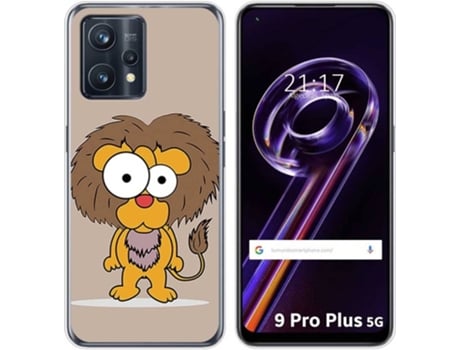 Carcasa para Realme 9 Pro Plus 5G TUMUNDOSMARTPHONE Dibujos Leon Multicolor