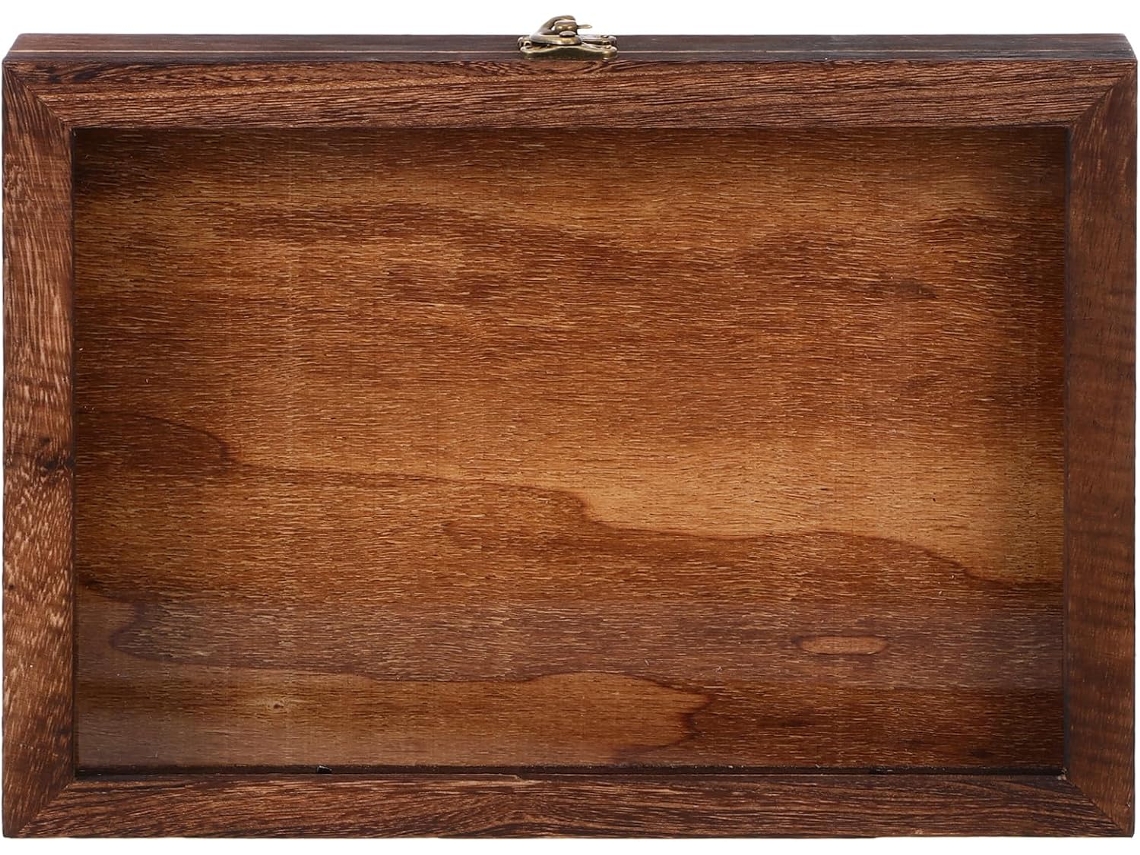 Muestras Madera Acrílico Vitrina Protección Exhibición Ideal Colecciones Domésticas Estilo Creativo Caja Tapa