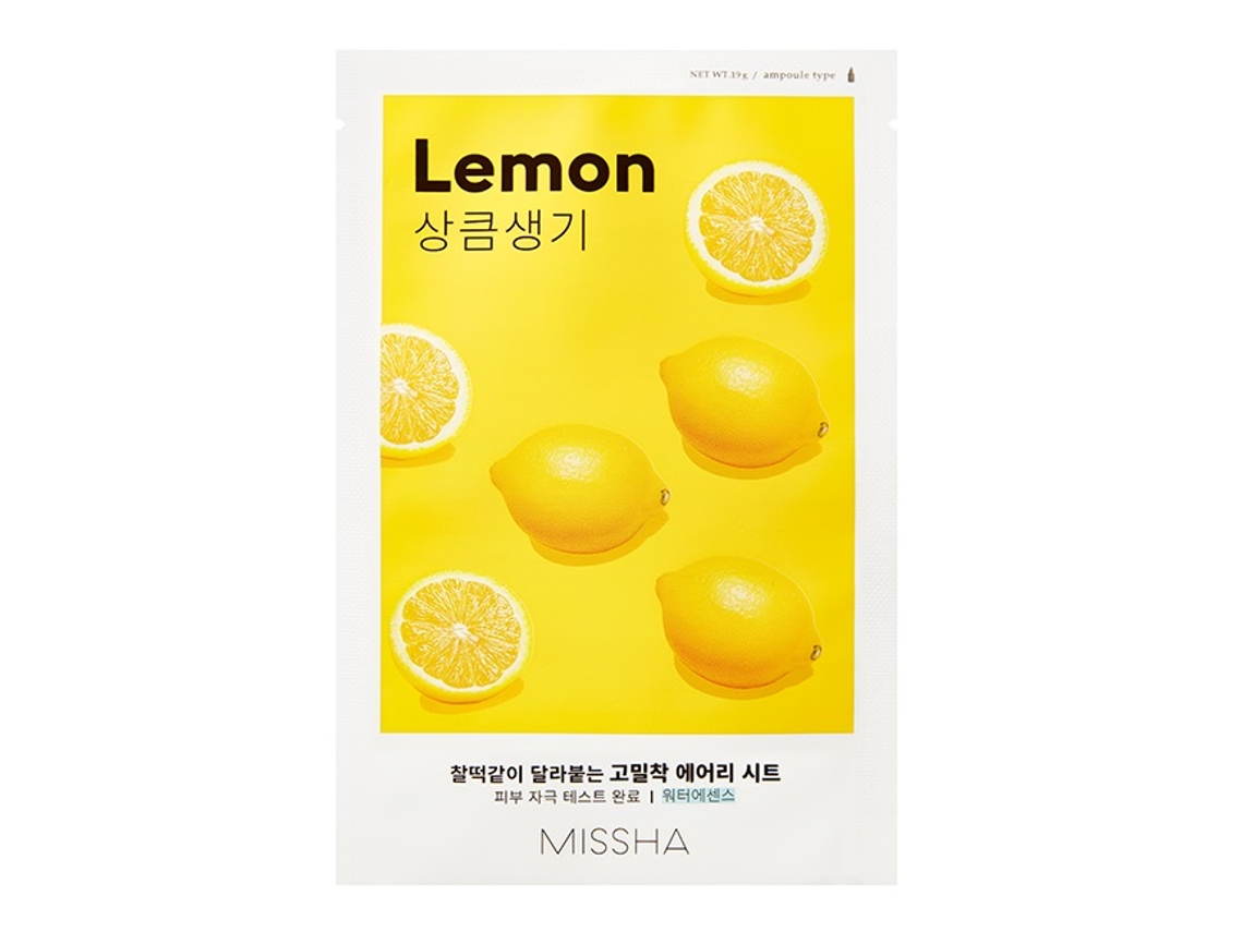 Mascarilla Airy Fit Limón - Uniformidad De Tono