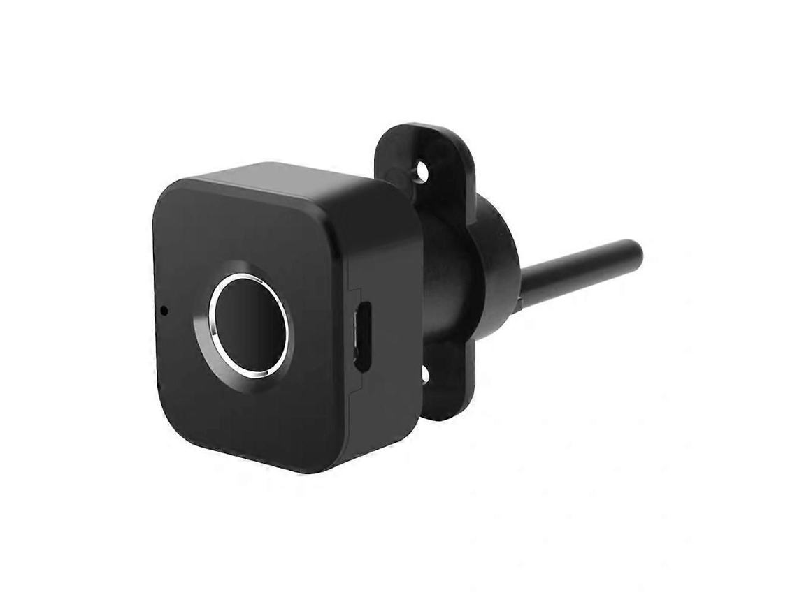 Fechadura Biométrica Inteligente Com Leitor De Impressões Digitais, Sem Chave, Na Cor Preta, Para Segurança Antirroubo. Ideal Para Portas, Gaveta