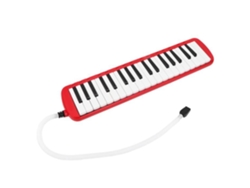 37 Key Melodica 37 Key Piano Melodica Instrumento musical para principiantes con bolsa de transporte (rojo)