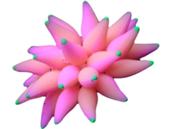 Planta Acuática Artificial Colorida Que Brilla En La Oscuridad Para Decorar Un Acuario.