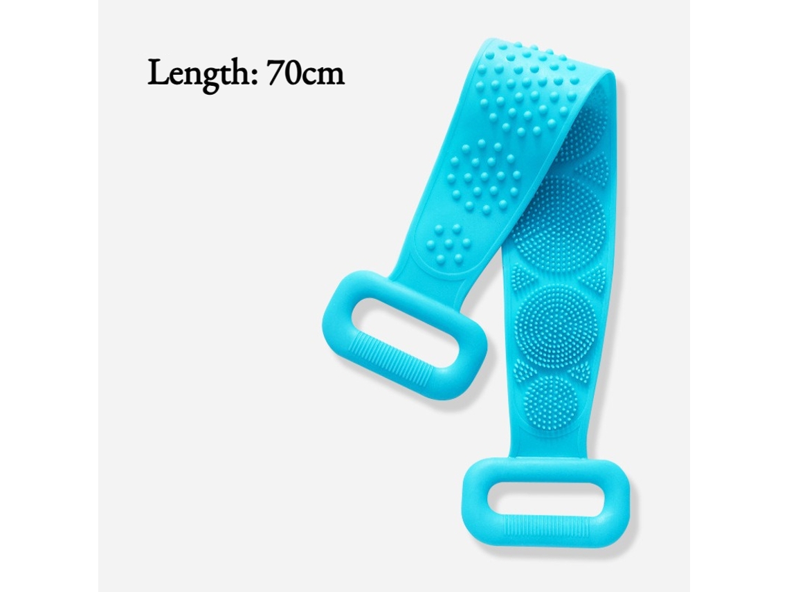 Cepillo De Ducha De Silicona, Cepillo Exfoliante Para La Espalda (azul) Gertiz