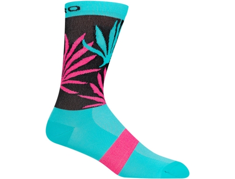 Calcetines GIRO Comp Racer High Rise Screaming Teal Neon Pink (S)