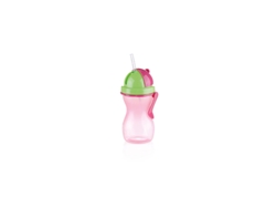Botella con Pajita Bambini (Rosa)