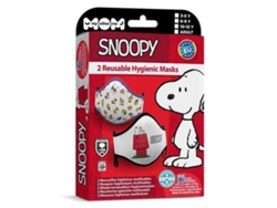 Máscaras Higiênicas Snoopy Premium 2 Unidades Vermelho 10-12 Yearsviving Costumes
