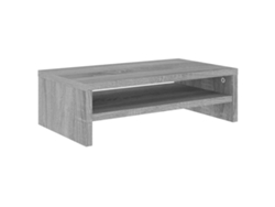 Soporte para monitor de madera, gris, Sonoma, 42 x 24 x 13 cm, exclusivo de la casa