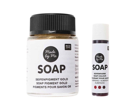 Pigmento de jabón dorado 20 ml tinte de berenjena - 10 ml