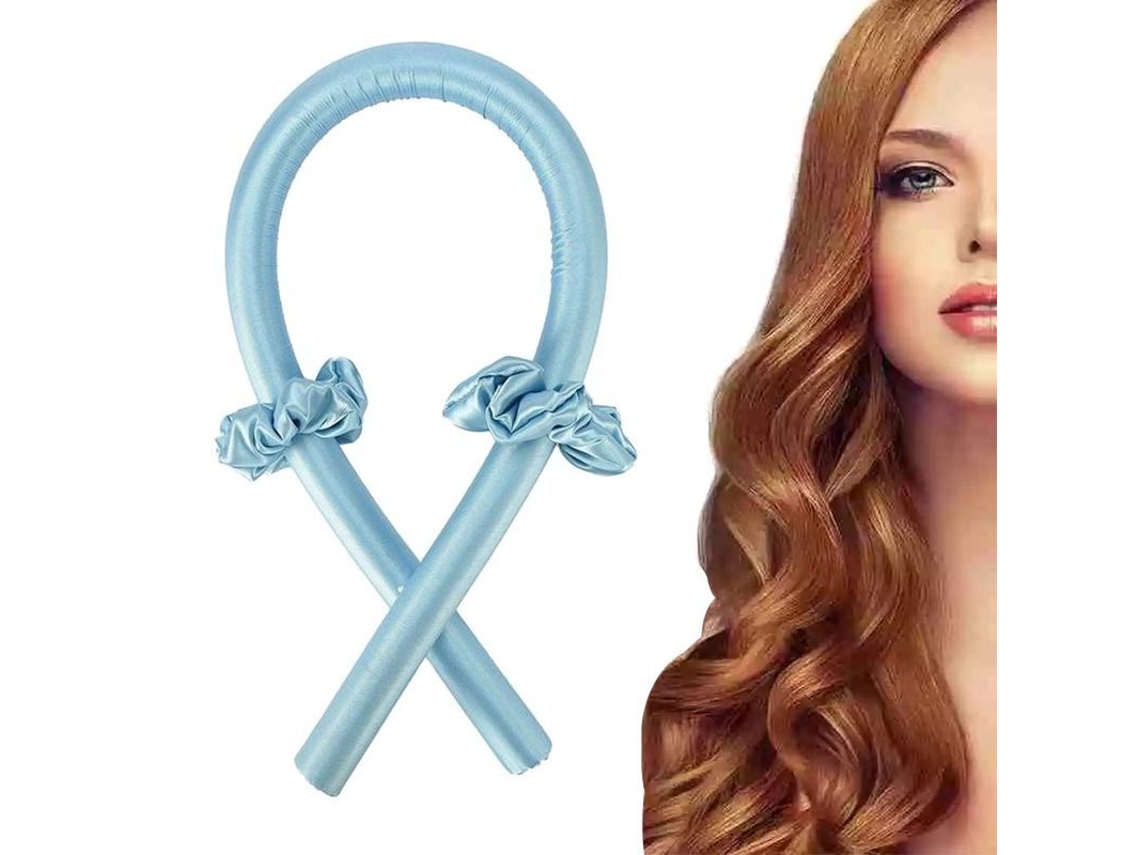 Goma Para El Cabello Sin Calor Para Cabello Largo, Tiara De Seda Para Rizos Sin Calor