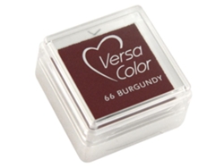 Sello Versacolor, rojo burdeos, 2,5 x 2,5 cm Rayher