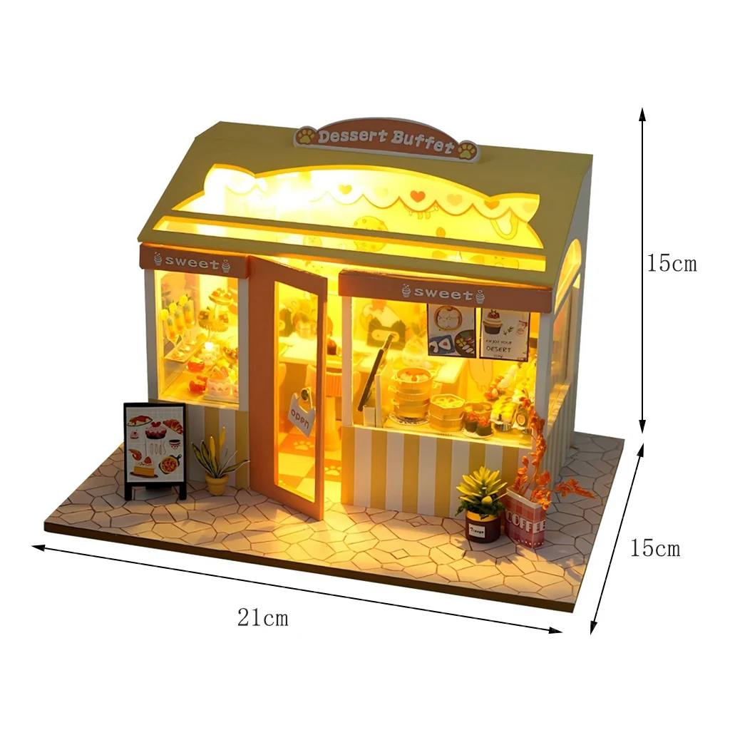 Rompecabezas 3D de madera, juguete infantil, modelo en miniatura para armar. MDUG (Estilo 3)