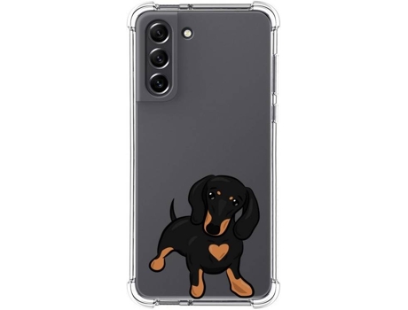 Carcasa Samsung Galaxy S21 FE 5G TUMUNDOSMARTPHONE Dibujos Antigolpes Perros 04 Multicolor
