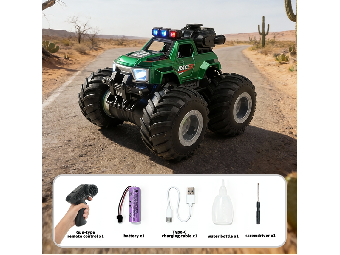 Rosaylr/c Yl 130 Yl 131 1:18 2.4g Carro Rc com Jato de Água Brinquedo para Veículos Off road MDUG