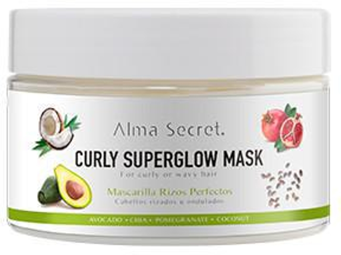 Mascarilla Capilar Cabello Rizados Y Ondulados Curly Superglow Mask 250 Ml