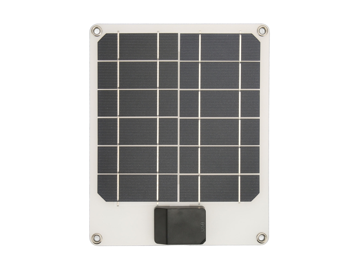 Mini panel solar EOOCOO, 6W 5V, carga USB, fuente de alimentación de emergencia